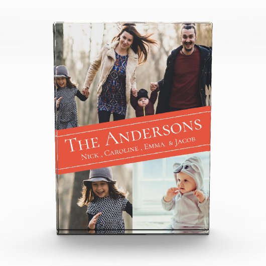 Bloc Photo Moments mémorables Custom Multi-Photo Keepsaké (Devant)