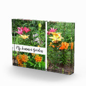 Bloc Photo "Mon jardin d'été" Bloc horizontal Photoblock (Droite)