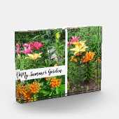 Bloc Photo "Mon jardin d'été" Bloc horizontal Photoblock (Gauche)