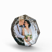 Bloc Photo Monogramme de cadre Vintage lunaire (Droite)