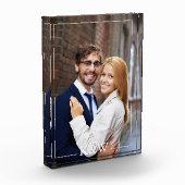 Bloc Photo Monogramme moderne (Gauche)