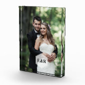 Bloc Photo Monogramme moderne (Droite)