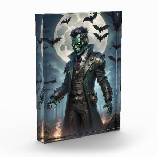 Bloc Photo Monstre de Frankenstein Steampunk Halloween
