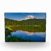 Bloc Photo Mont Rainier et Reflection Lake (Devant)