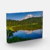 Bloc Photo Mont Rainier et Reflection Lake (Gauche)