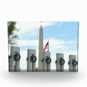 Bloc Photo Monument Washington et mémorial de la Seconde Guer