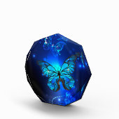 Bloc Photo Morpho Butterfly in the Dark Background (Droite)