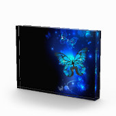 Bloc Photo Morpho Butterfly in the Dark Background (Droite)