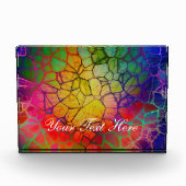 Bloc Photo Mosaïque arc-en-ciel - Revêtement de verre (Devant)