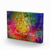 Bloc Photo Mosaïque arc-en-ciel - Revêtement de verre (Droite)