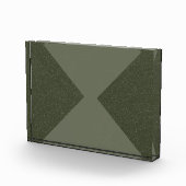 Bloc photo Moss Green Inverted X Acrylique (Droite)