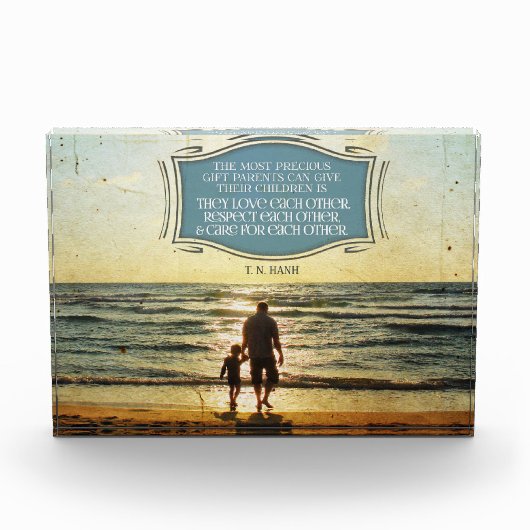 Bloc Photo Most Precious Gift Parents Can Give (Devant)