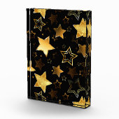 Bloc Photo Motif sans couture avec étoiles d'or (Droite)