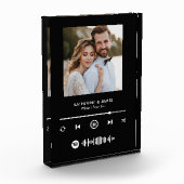 Bloc Photo Music Player Photo Frame With Custom Spotify Code (Gauche)