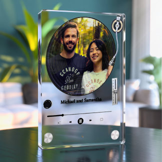 Bloc Photo Musique de Retro Record Ajoutez Votre Propre Photo