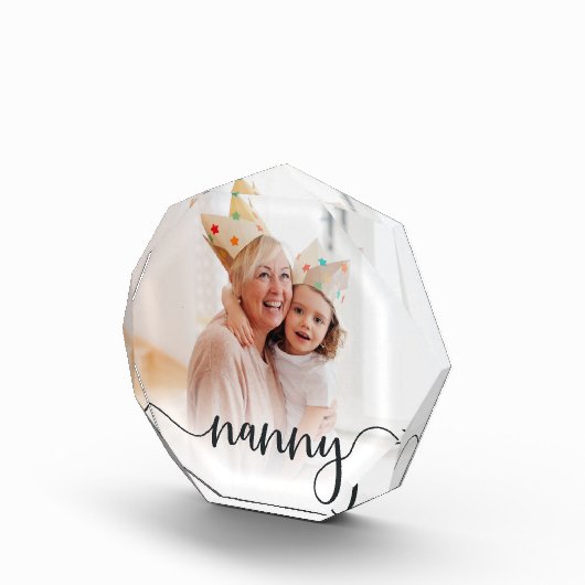 Bloc Photo Nanny | Superposition de script de grand-mère (Droite)