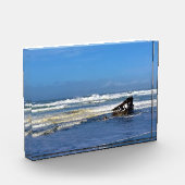 Bloc Photo Naufrage du Peter Iredale, côte de l'Oregon (Gauche)