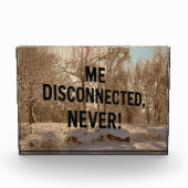 Bloc Photo Never Not Connected — Forest Block (Devant)