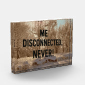 Bloc Photo Never Not Connected — Forest Block (Gauche)