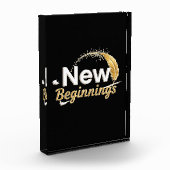 Bloc Photo New Beginnings / Bloque de Acrílico (Gauche)