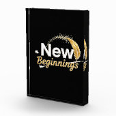 Bloc Photo New Beginnings / Bloque de Acrílico (Droite)