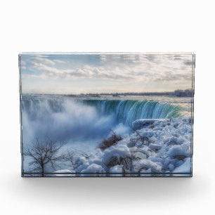 Bloc Photo Niagara Falls Winter Morning Photographie