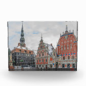 Bloc Photo Noël à Riga Lettonie (Devant)