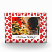 Bloc Photo Noel moderne CANADA Keepsaké Customisé (Devant)