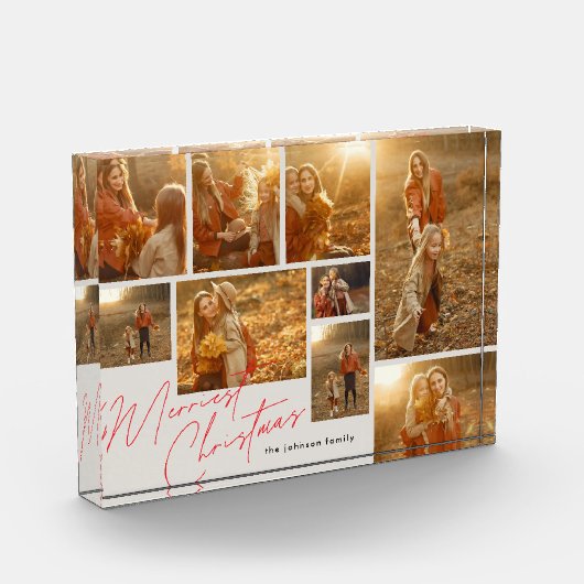 Bloc Photo Noël Red 9 Multi Collage (Gauche)