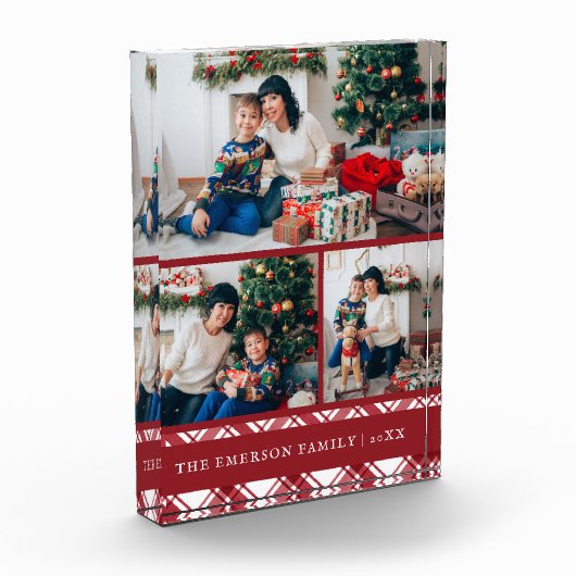 Bloc Photo Noël rouge (Gauche)