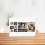 Bloc Photo Noir moderne | Photo Collage | Papa Meilleur cadea<br><div class="desc">Une photo de collage est une merveilleuse idée cadeau pour n'importe quel père qui aime se rappeler des bons moments avec sa famille et ses amis. Ce type de photo comporte une collection de photographies aménagées et exposées de façon créative, souvent dans un thème ou une mise en page qui...</div>