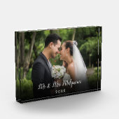 Bloc Photo Nom du script photo de votre Mariage favori Date (Gauche)