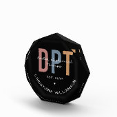 Bloc Photo Nom personnalisé DPT Doctor of Physical Therapy (Droite)