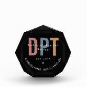 Bloc Photo Nom personnalisé DPT Doctor of Physical Therapy (Devant)