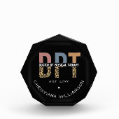 Bloc Photo Nom personnalisé DPT Doctor of Physical Therapy Ch (Devant)