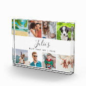 Bloc Photo Nom personnalisé Meilleure année et collage 8 (Droite)