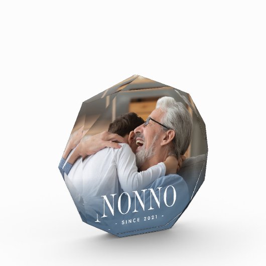 Bloc Photo Nonno Grand-Père Année Créée (Gauche)