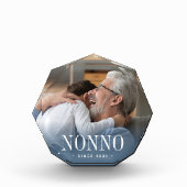 Bloc Photo Nonno Grand-Père Année Créée (Devant)