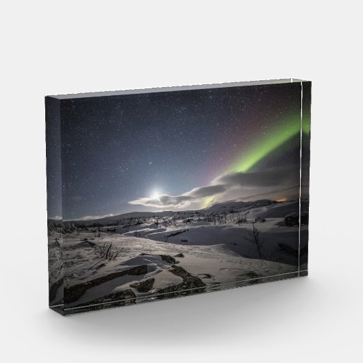 Bloc Photo Northern Lights North Norvège (Gauche)