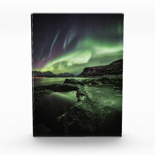 Bloc Photo Northern Lights Norvège (Devant)