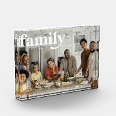 Bloc Photo Notre amour | Photo du nom de famille (Gauche)