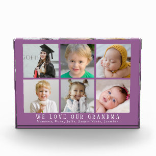 Bloc Photo Nous aimons notre grand-mère Grandkids Photo Coll