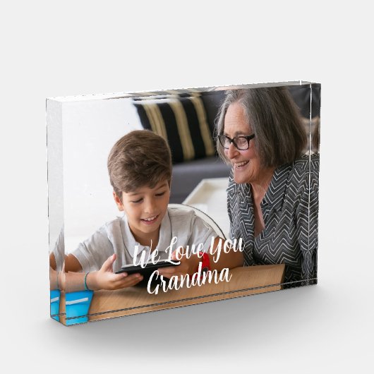 Bloc Photo Nous t'aimons grand-mère (Gauche)