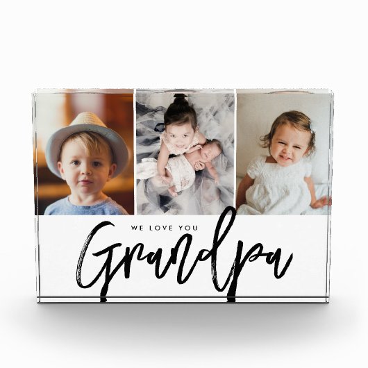 Bloc Photo Nous vous aimons Photos de Grand-Père (Devant)