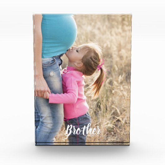 Bloc Photo Nouvelle photo de grossesse de bébé avec l'enfant (Devant)