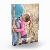 Bloc Photo Nouvelle photo de grossesse de bébé avec l'enfant (Gauche)