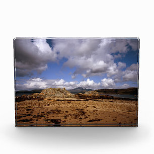 Bloc Photo Nuage passant au-dessus de Blabheinn île de Skye É