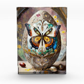 Bloc Photo OEuf de Pâques de papillon orange (Devant)