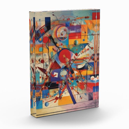 Bloc Photo Oeuvre Abstraite moderne (Gauche)