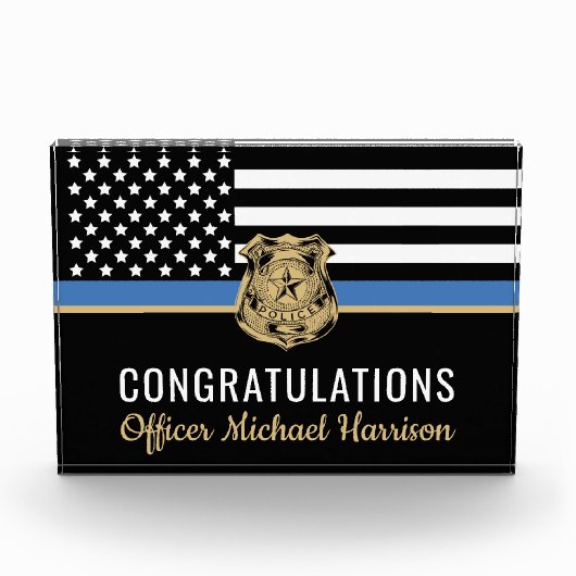 Bloc Photo Officier de l'enseignement supérieur de la police (Devant)